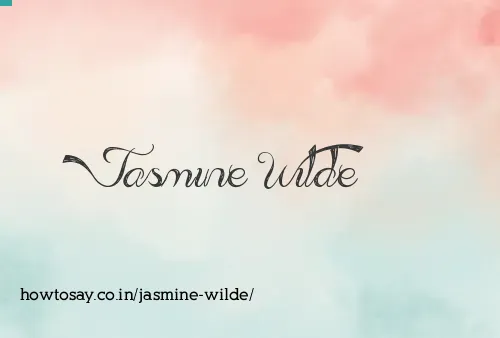 Jasmine Wilde