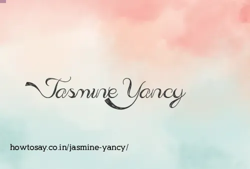 Jasmine Yancy