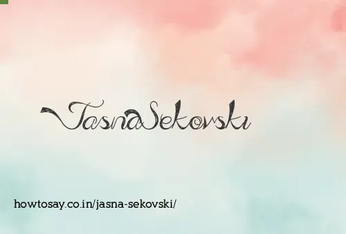 Jasna Sekovski