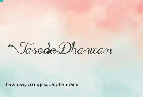 Jasoda Dhaniram