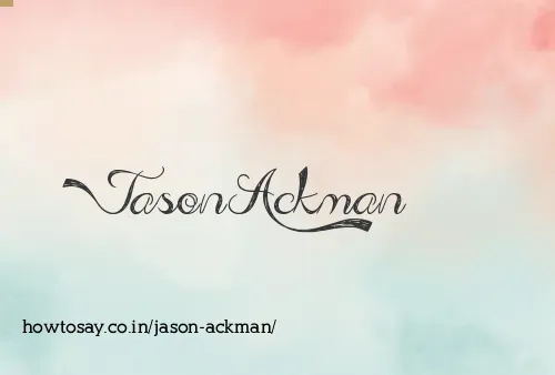 Jason Ackman