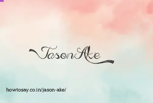 Jason Ake