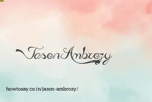 Jason Ambrozy