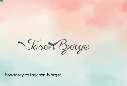 Jason Bjorge