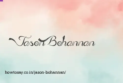 Jason Bohannan