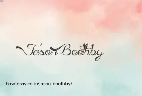 Jason Boothby