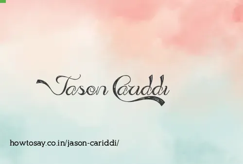 Jason Cariddi