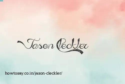 Jason Cleckler