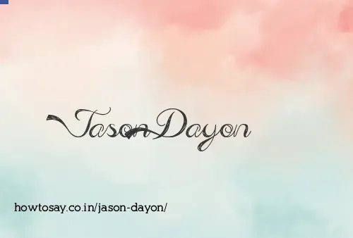 Jason Dayon