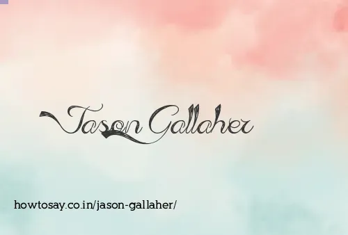 Jason Gallaher
