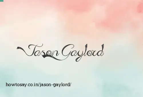 Jason Gaylord