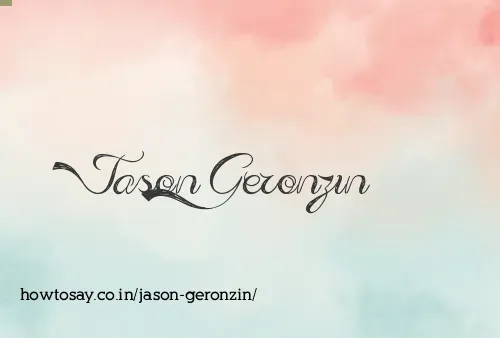 Jason Geronzin