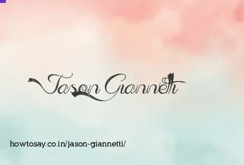 Jason Giannetti