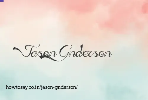Jason Gnderson