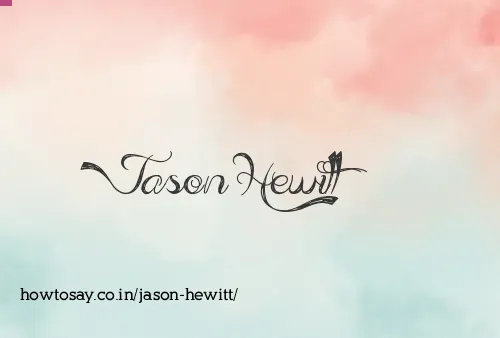 Jason Hewitt