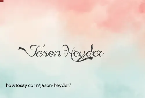 Jason Heyder