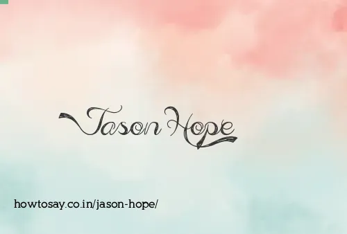 Jason Hope
