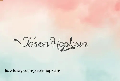 Jason Hopksin