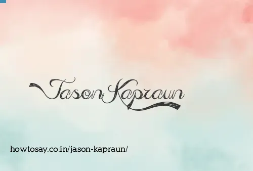 Jason Kapraun