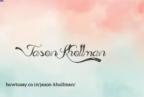 Jason Khollman
