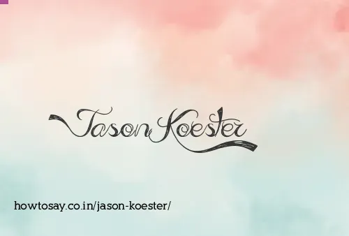 Jason Koester