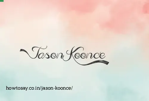 Jason Koonce