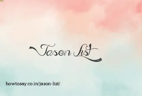 Jason List