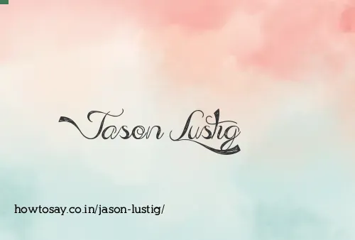 Jason Lustig