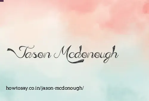 Jason Mcdonough