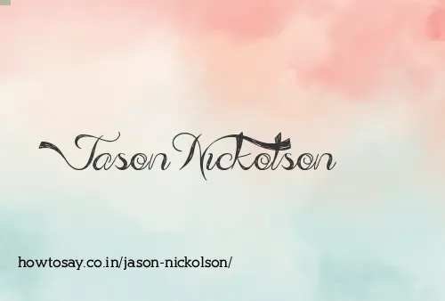 Jason Nickolson