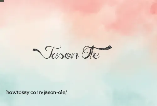 Jason Ole