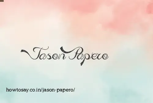 Jason Papero