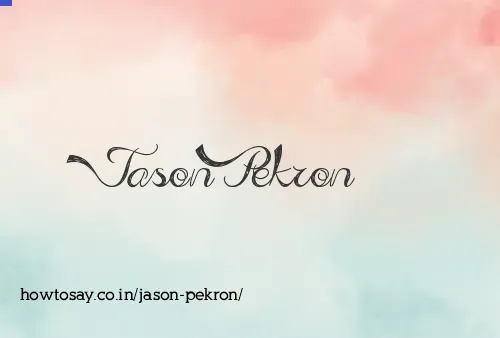 Jason Pekron