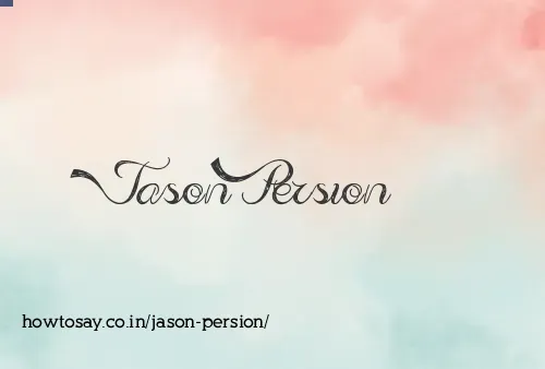 Jason Persion