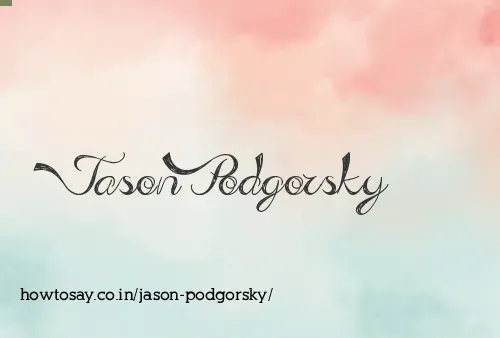 Jason Podgorsky