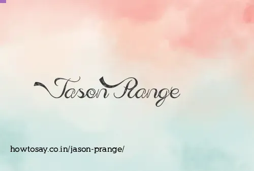 Jason Prange