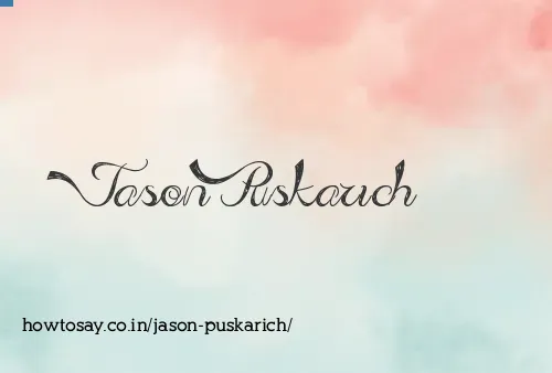 Jason Puskarich