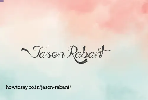 Jason Rabant