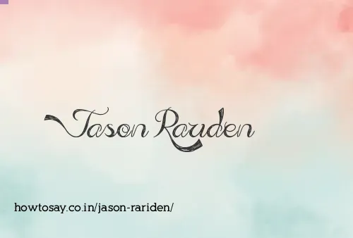Jason Rariden