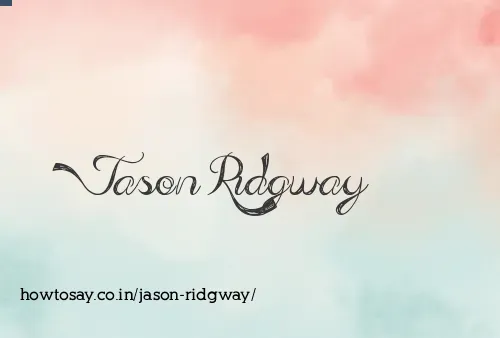 Jason Ridgway