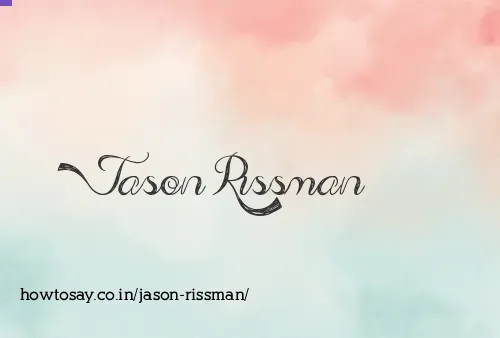 Jason Rissman