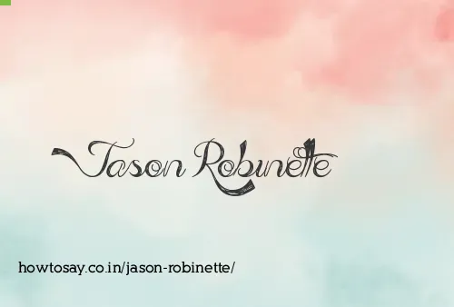 Jason Robinette