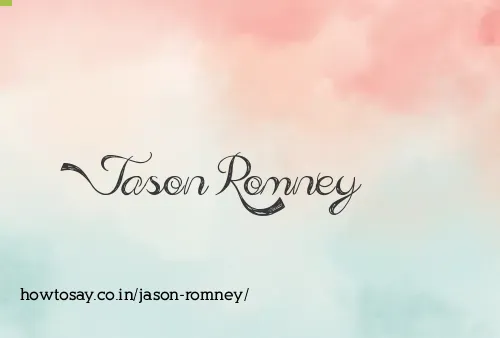 Jason Romney