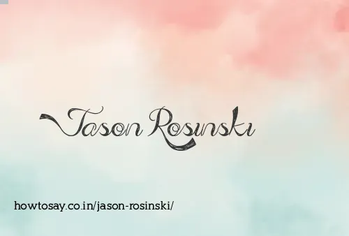 Jason Rosinski