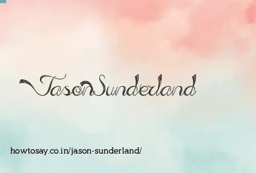 Jason Sunderland