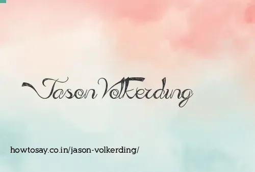 Jason Volkerding