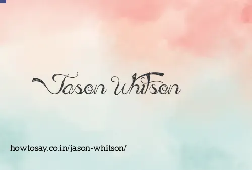 Jason Whitson