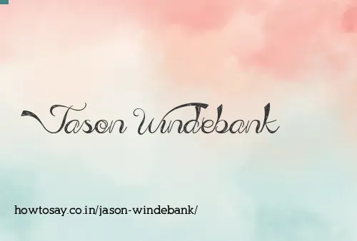 Jason Windebank