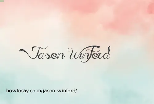 Jason Winford