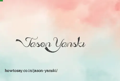 Jason Yanski